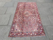 Sottile Vintage hand Fatto Tradizionale Orientale Lana Sbiadito Grigio Marrone