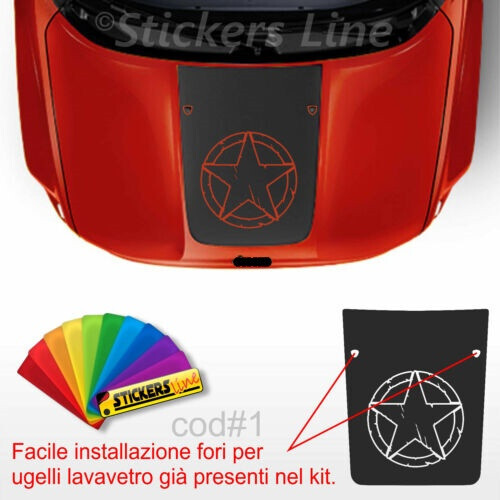Adesivo cofano per jeep - adesivo,