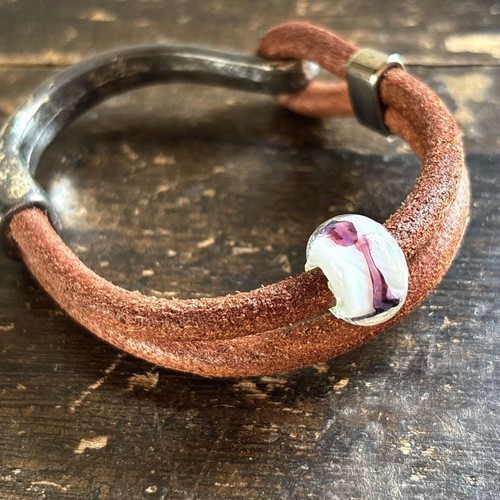 Bracciale vintage pelle da - bracciale,