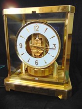 OROLOGIO DA MENSOLA JAEGER LE COULTRE ATMOS OTTONE VETRO movimento perpetuo 528-8