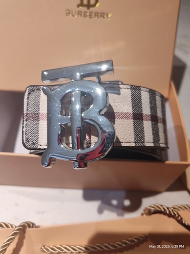 Cintura burberry fibbia - cintura,