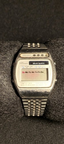 Seiko a156 5010 solar lcd - seiko,