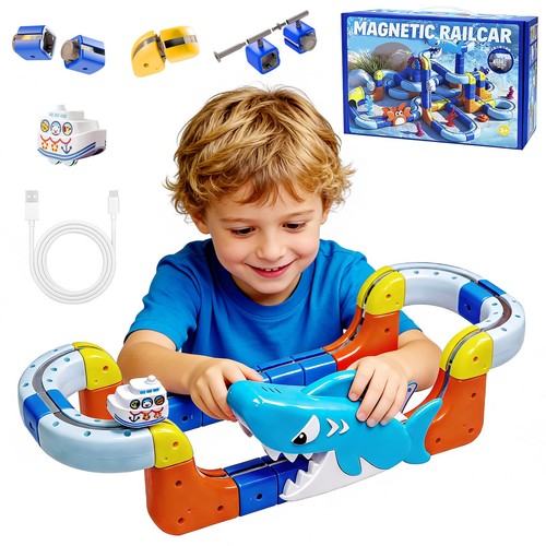 3t6b set treno elettrico - set, pista