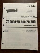 Teac 1000 800 - zd-1000, zd-700