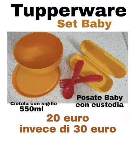 Tupperware set baby posate - tupperware,