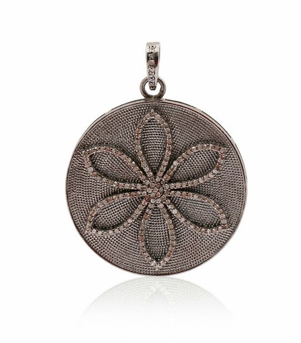 Ciondolo diamante fiore - diamante,