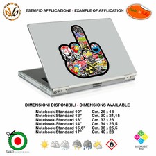 Dito Medio adesivo scontornato