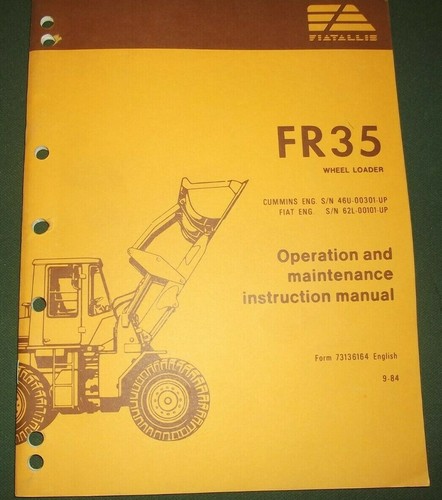 Fiat allis fr35 manuale - fiat-allis,