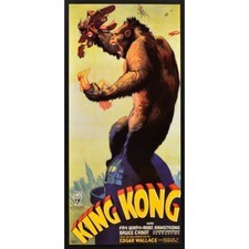 locandina KING KONG Fay Wray Armstrong Bruce Cabot Ernest Schoedsack CAT9