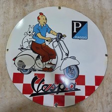 INSEGNA SMALTATA PORCELLANA