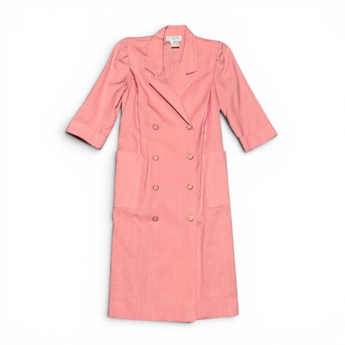 Abito doppiopetto rosa leslie - abito,
