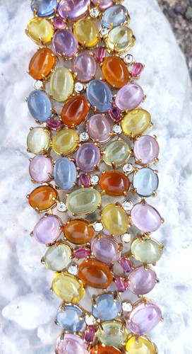 Bracciale vintage vetro - bracciale,