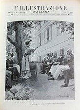 ILLUSTRAZIONE ITALIANA 1904 SESTO CENTENARIO PETRARCA VALCHIUSA ARQUA' VALLONA