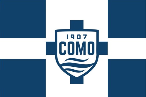 Bandiera calcio como 1907 - como,