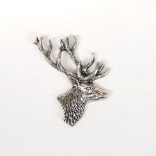 Red Deer Testa Pin Spilla