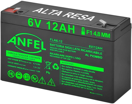 Anfel batteria lead - lead, agm
