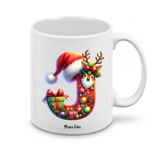 Tazza natale con - , lettere