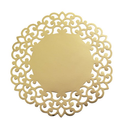 Sottopiatti oro satin in - oro,