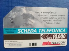 SCHEDA TELEFONICA COLLEZIONE HANS KAMMERLANDER 10000 LIRE ANNO 1999
