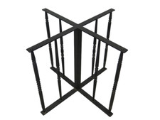 BASE PER TAVOLO IN FERRO BATTUTO ARTIGIANALE VINTAGE ALTA QUALITà ITALIANA