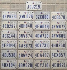 Lotto 25 Targhe TEXAS