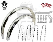 Set parafanghi cromati vintage