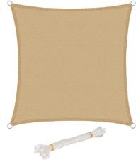 Tenda a Vela quadrata tenda ombreggiante telo UV sole ombra giardino parasole