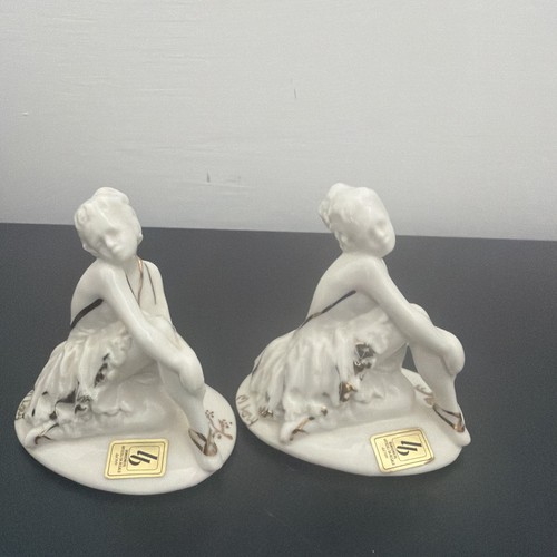 Coppia ballerine ceramica - coppia,