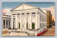 Cartolina d'epoca in lino