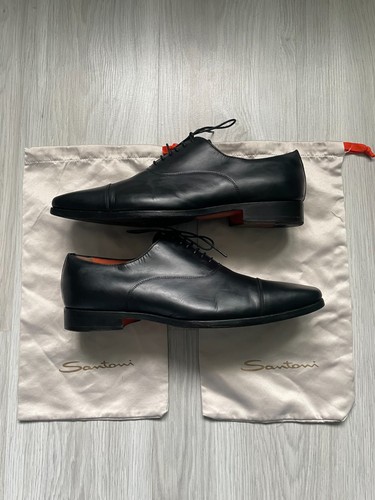 Scarpe oxford santoni nere - scarpe,