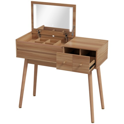 Homcom tavolo per trucco - tavolo,