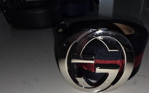 Cintura uomo gucci blu - cintura,
