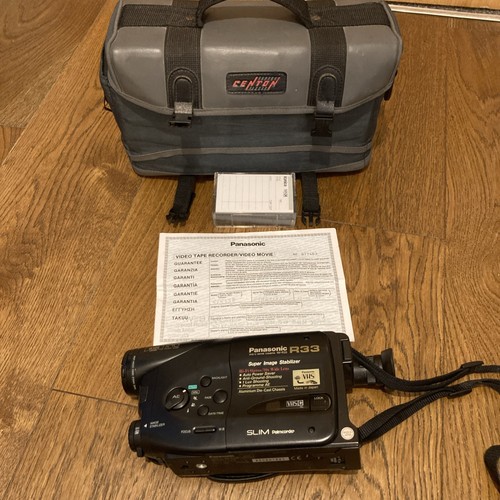 Panasonic r33 vhs c - panasonic, vhs-c