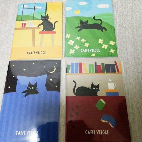Mini notebook gatto nero