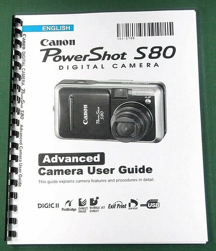 Canon powershot s80 manuale - powershot,