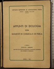APPUNTI DI BIOLOGIA CON ELEMENTI DI CHIMICA E DI FISICA. ENRICO URBANI. CONI.