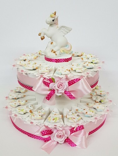 Torta bomboniere unicorno - bomboniere,