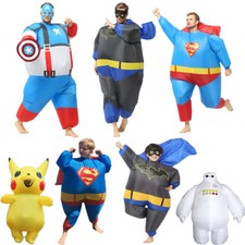 Costume gonfiabile Superman Capitan America Batman cosplay costume supereroe