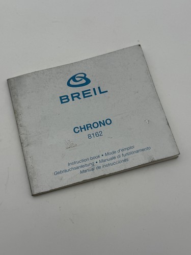 Breil chrono 8162 - 8162, istruzioni