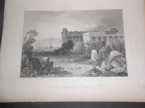 1843 brockedon incisione - brockedon,