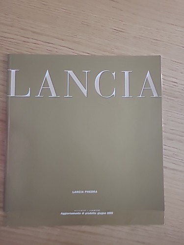 Brochure dep lancia phedra - brochure,