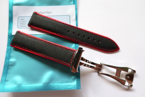 Black red leather canvas - black,