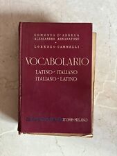 Vocabolario Latino Italiano