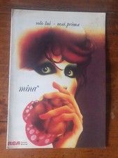 SPARTITO MUSICALE DUE CANZONI MINA  ANNO 1974