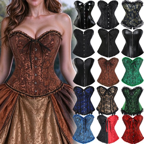 Top burlesque gotico bustier