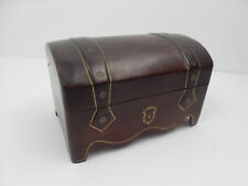 Bauletto Portagioie Forziere Tesoro In similpelle Velluto rosso Anelli collane 