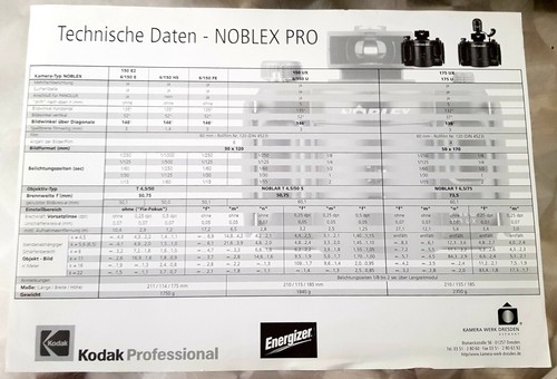 Orig brochure noblex pro - orig.,