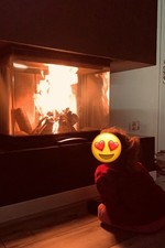 camino a legna Trifacciale