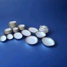 Servizio Piatti Bavaria Seltmann 70 Pz Oro Blu Cobalto + Servizio Caffè X 12