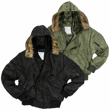 N2B Giacca da Pilota S-3XL US Giacca Polar Pelzkapuze Army Inverno Giacca Bomber